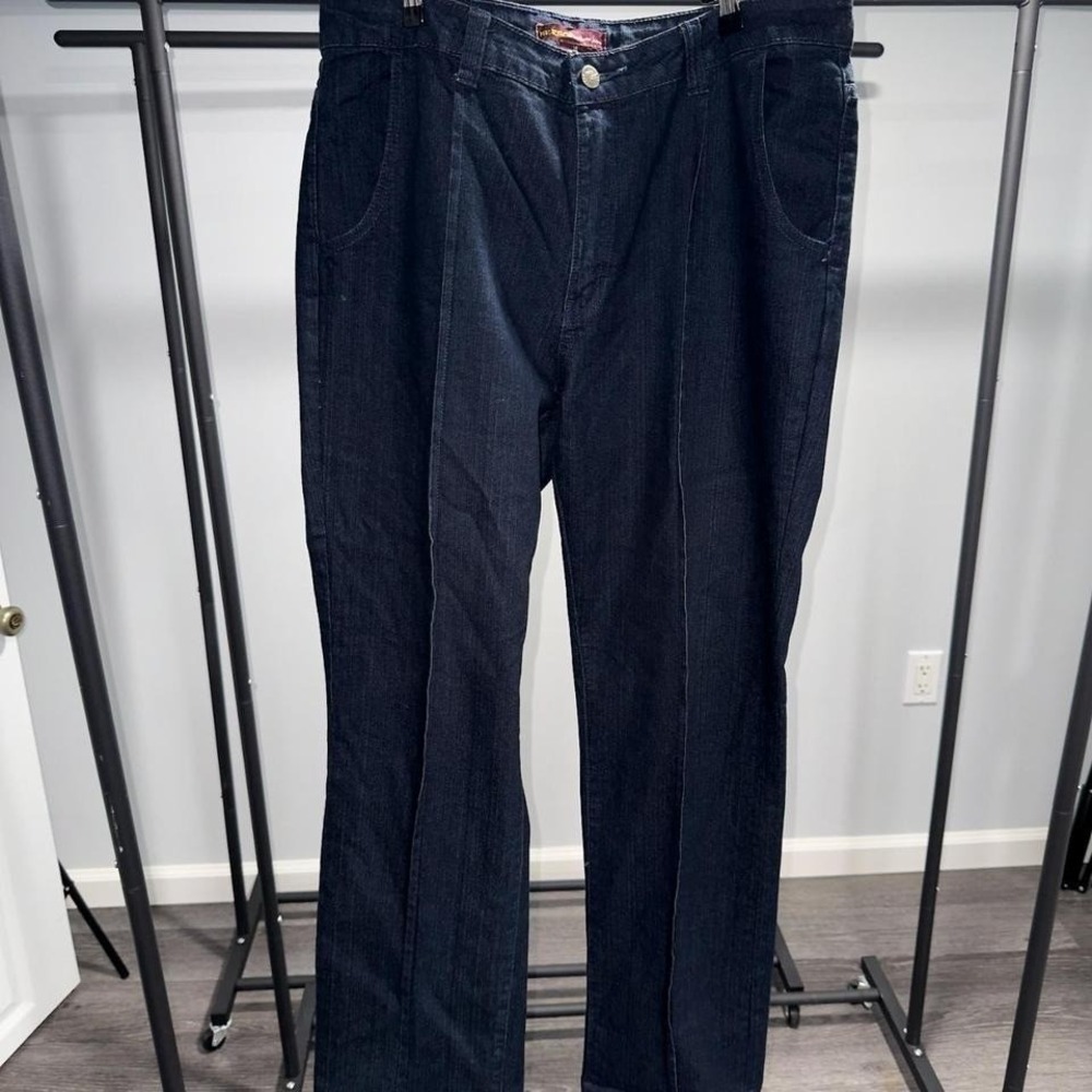 Vintage Neeso Premium Jeans deep indigo wash women's size 14